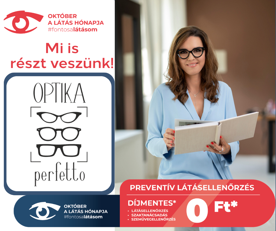 Október A Látás Hónapja - Optika Perfetto